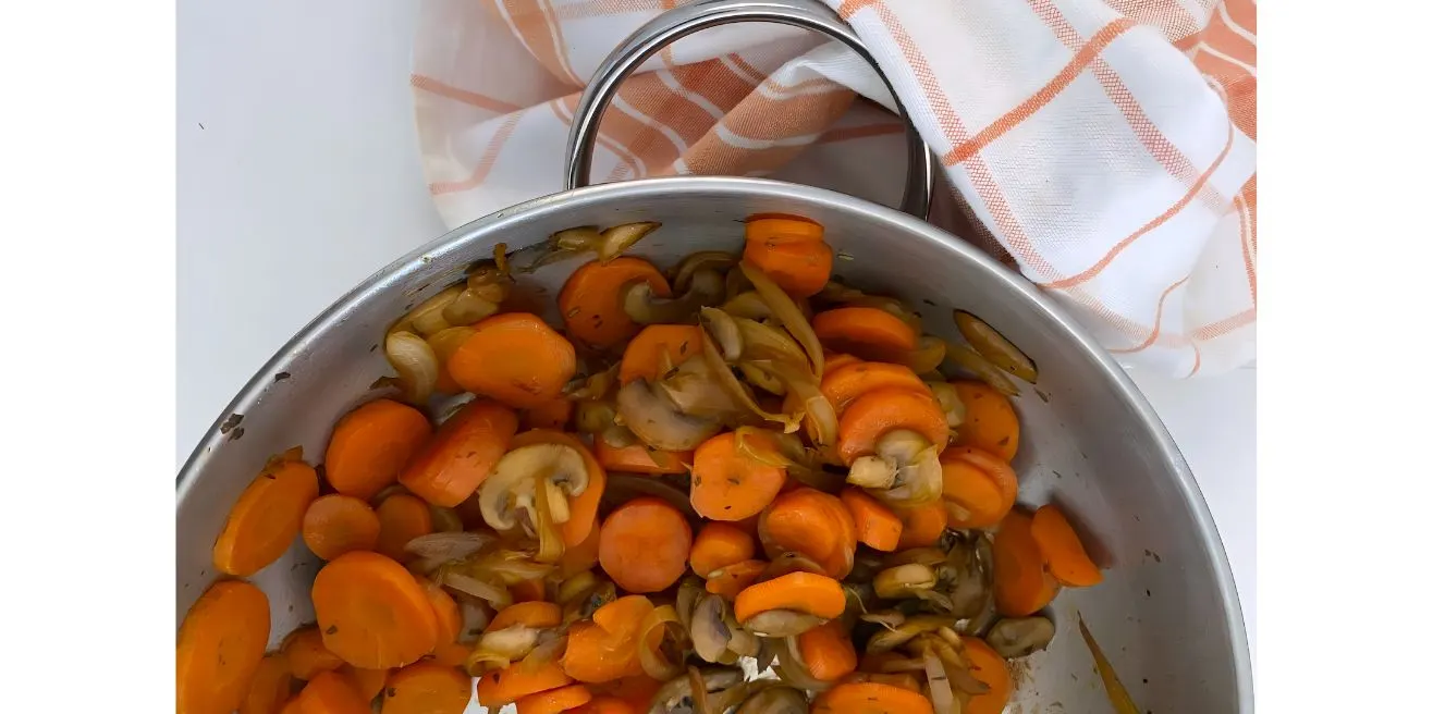 Recette Poêlée de champignons et carottes